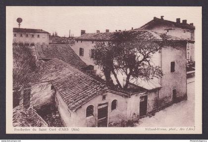 FRANCE, RPPC Postcard, Ars-sur-Formans, Presbytery of the Holy Curé