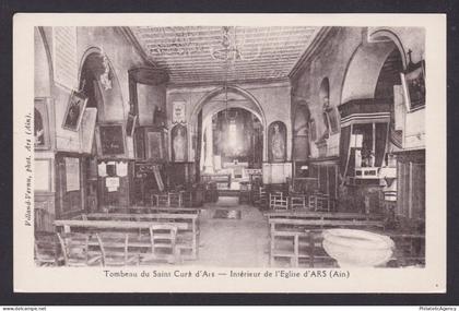 FRANCE, RPPC Postcard, Ars-sur-Formans, The Church