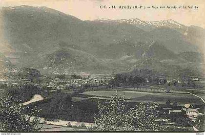 Carte Postale Ancienne - 64 - Arudy - Vue sur Arudy et la Vallée - Correspondance - Voyagée en 1928 - CPA - Voir Scans R