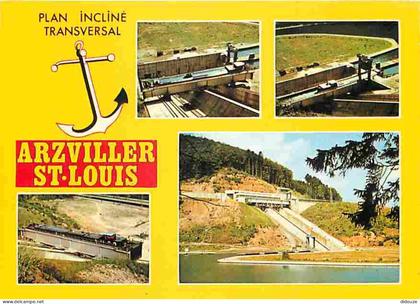 Carte Postale - 57 - Saint Louis - Arzviller - Le plan incliné transversal - Ascenseur à Bateaux - Multivues - Carte Neu