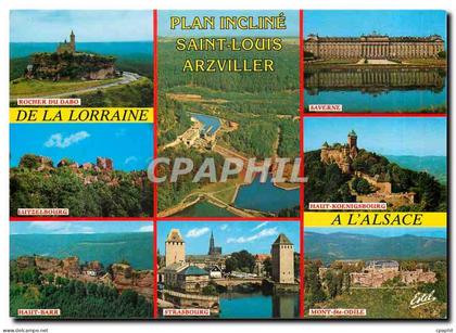CPM Plan Incline Saint-Louis Arzviller De la Lorraine a l'Alsace