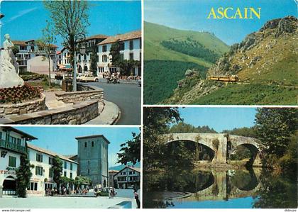64 - Ascain - Multivues - Automobiles - Train - CPM - Voir Scans Recto-Verso
