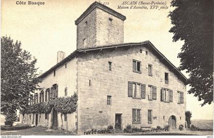 Carte postale ancienne de ASCAIN