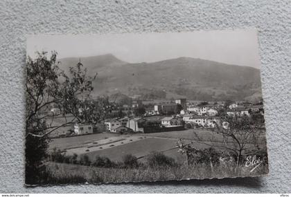 Cpsm 1961, Ascain, vue générale, pays Basque, Pyrénées atlantiques 64
