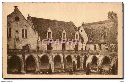 Abbaye de Royaumont CPA Asnieres sur Oise Cloitre (angle Sud Ouest)
