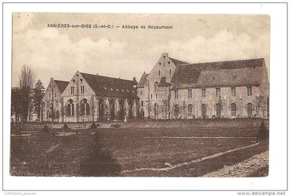 cp, 95, Asnières-sur-Oise, Abbaye de Royaumont