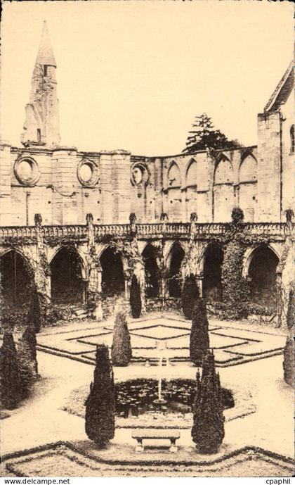 CPA Abbaye de Royaumont Asnieres sur Oise Cloitre