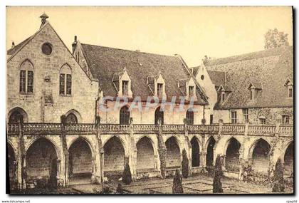 CPA Abbaye de Royaumont Asnieres sur Oise Cloitre