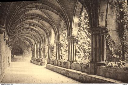 CPA Abbaye de Royaumont Asnieres sur Oise Cloitre Galerie nord