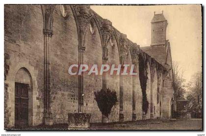 CPA Abbaye de Royaumont Asnieres sur Oise Ruine de l'abbatiale Mur meridional
