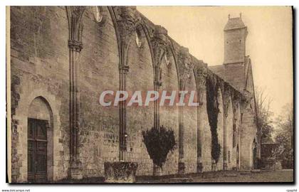 CPA Abbaye de Royaumont Asnieres sur Oise Ruines de l abbatiale Mur meridional