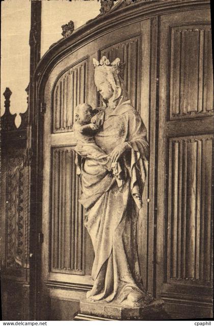 CPA Abbaye de Royaumont Asnieres sur Oise Vierge