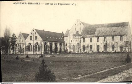 CPA Asnieres sur Oise Abbaye de Royaumont