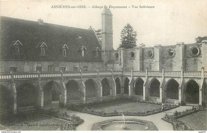 CPA Asnieres sur Oise Abbaye de Royaumont vue Interieure
