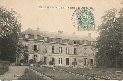 CPA Asnieres sur Oise Chateau de toutteville