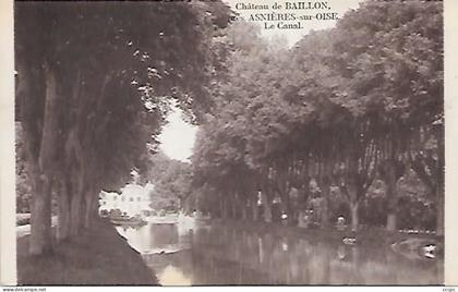 CPA Château de Baillon - Asnières-sur-Oise Le Canal