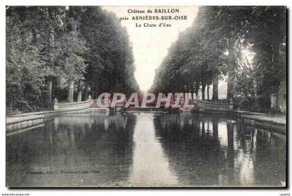CPA Chateau de Baillon pres Asnieres Sur Oise La Chute d Eau