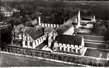CPSM En Avion Au Dessus De Abbaye de Royaumont Asnieres sur oise Abbaye de Royaumont