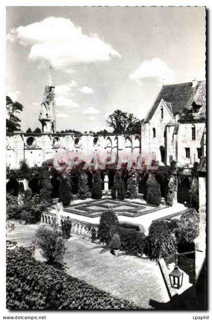 CPSM Le Cloitre et la tourelle Asnieres sur oise Abbaye de Royaumont