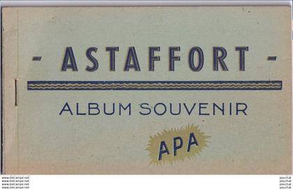 B19-47) ASTAFFORT -  ALBUM SOUVENIR - CARNET COMPLET DE 8 CPA -  EDITEUR APA ALBI - ( 3 SCANS )