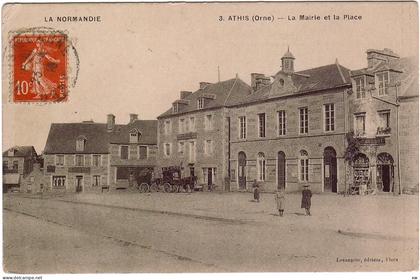 ATHIS de-l'ORNE -61- La Mairie et la Place - D 2639