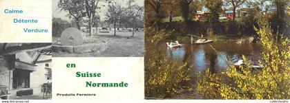 CPSM LIVRET FRANCE 61 "Athis de l'Orne, ferme Camping de la Ribardière"