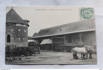 Athis Mons, intérieur de la ferme d'Athis, Essonne 91