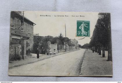 Athis Mons, la Grande rue, vue sur Mons, Essonne 91