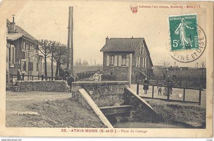 CPA Athis-Mons Place du Cottage