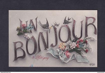 Attigny ( Ardennes 08) Un bonjour d' Attigny ( ELD E. Le Deley  56246)