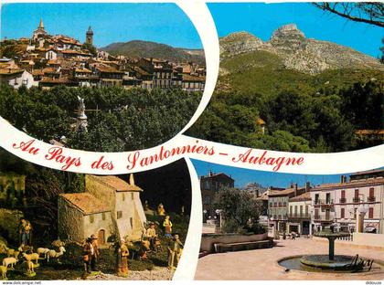 Carte Postale - 13 - Aubagne - Au pays des santonniers - Multivues -  -  -  - CPM -  -  - Voir Scans Recto-Verso