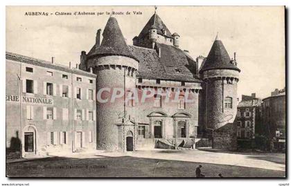 Aubenas - Le Chateau - Par le Route de Vals - CPA