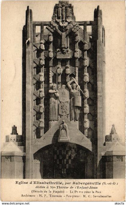 CPA Aubergenville Eglise d'Elisabethville FRANCE (1378341)