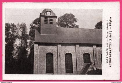 Aubigny en Artois - L'Eglise - Edit. HURET - Imp. CH. BERNARD