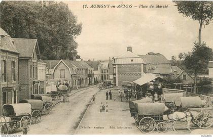 AUBIGNY EN ARTOIS PLACE DU MARCHE