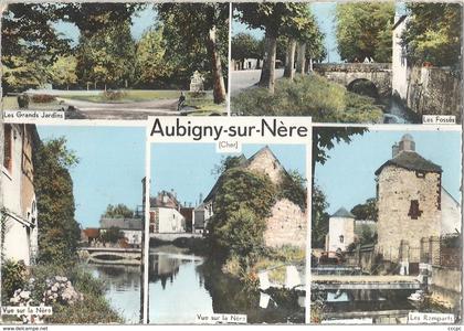 CPSM Aubigny-sur-Nere Vues multiples