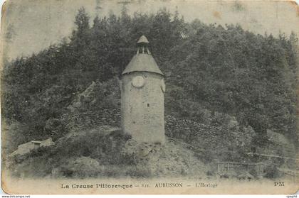 CPA Aubusson L'Horloge