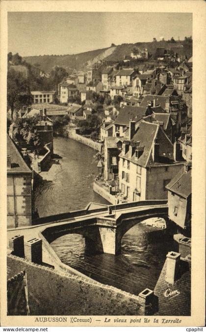 CPA Aubusson Le Vieux Pont de la Terrade