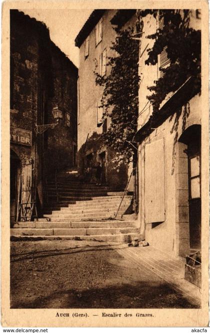 CPA AUCH - Escalier des Grazes (108177)