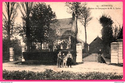 Audruicq - Maison de Campagne de M. L. Lebez -  Chien - Âne - Animée - Edit. P.L. - 1905