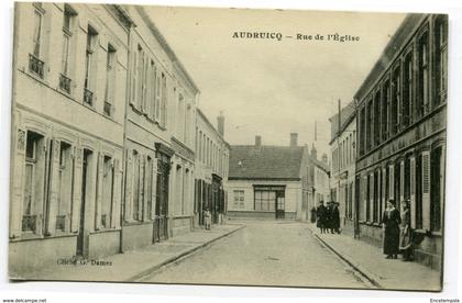 CPA - Carte Postale - France - Audruicq - Rue de l'Eglise - 1916 ( CP3854 )