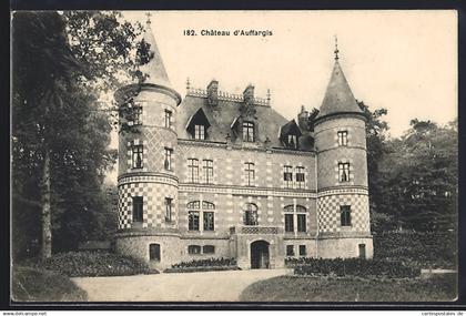 CPA Auffargis, Château d`Auffargis majestueux entouré de verdure