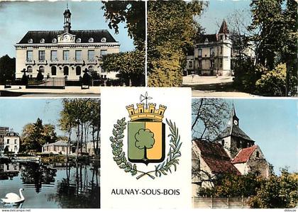 93 - Aulnay sous Bois - Multivues - Blasons - CPM - Voir Scans Recto-Verso