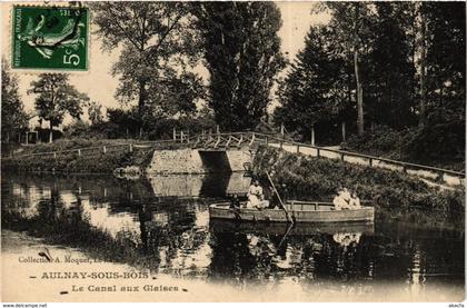CPA AULNAY-sous-BOIS - Le Canal aux Glaises (296414)