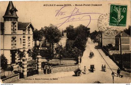 CPA AULNAY-sous-BOIS - Rond-Point Dumont (296382)