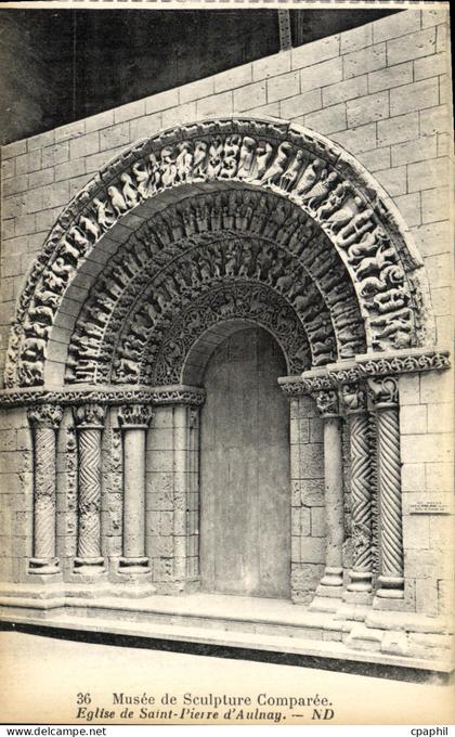 CPA Musee de Sculpture Comparee Eglise de Saint Pierre d Aulnay
