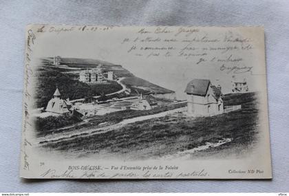 K471, Cpa 1903, Bois de Cise, vue d'ensemble prise de la falaise, Somme 80
