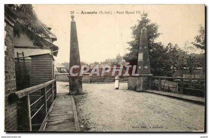 Aumale CPA Pont Henri IV