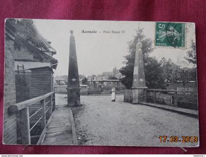 CPA - Aumale - Pont Henri IV