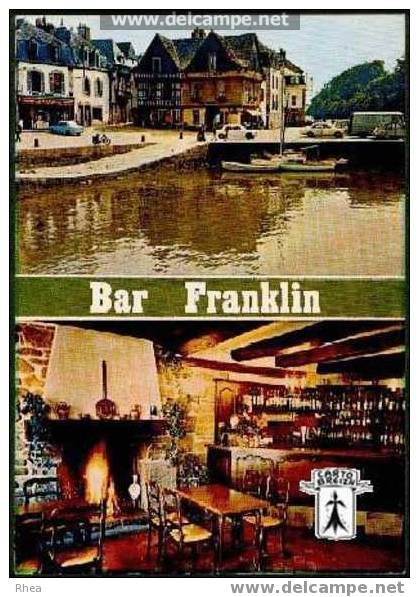 56 Auray - SAINT-GOUSTAN - AURAY (Morbihan)  Bar Franklin - cpsm